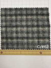 85352 Re WOOL Chambray Shaggy Check[Textile / Fabric] Parika Sub Photo