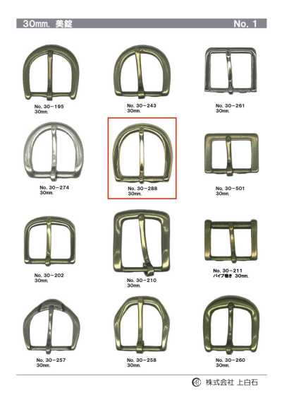 30-288 30mm Buckle