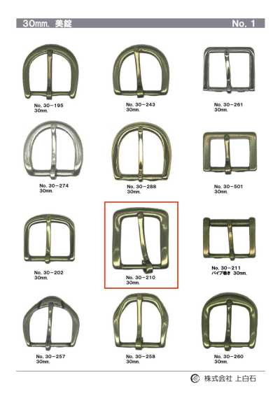 30-210 30mm Buckle