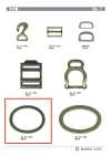 40-506 Oval Buckle Frame Only