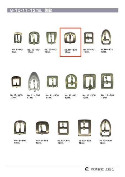10-800 10mm Buckle