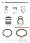 40-528枠 Buckle Frame Only 60mm