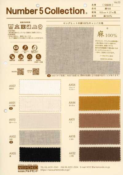 53600 100% Linen