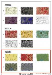 120083 Pumpkin Jacquard[Textile / Fabric] Coral Sub Photo