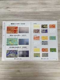 120083 Pumpkin Jacquard[Textile / Fabric] Coral Sub Photo