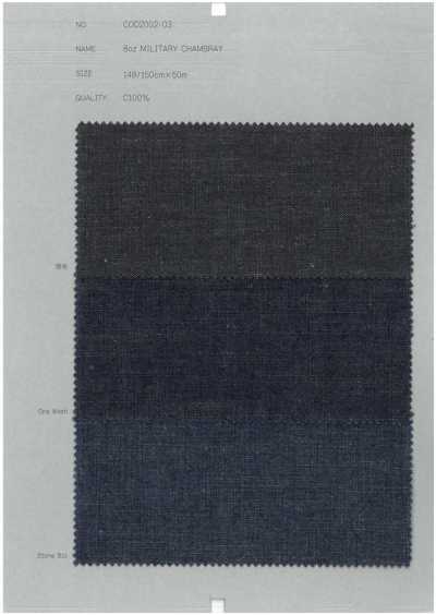 8oz Military Chambray