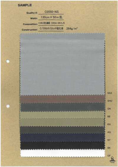 C2050-NS Cotton/Lyocell Chino Stretch Sulfur-Dyed