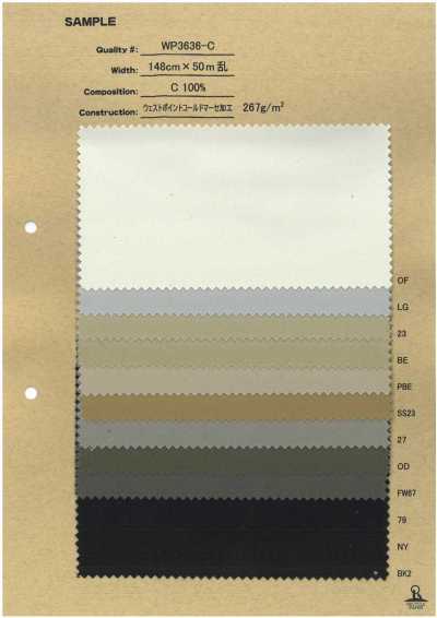 WP3636-C West Point Cold Mercerized