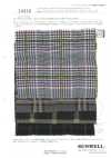 14416 Fuwa. Cotton Shirring Herringbone Chenille Yarn Check
