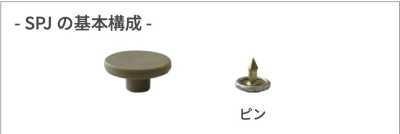SPJ-17F Sun Plastic Jeans Button SPJ-17F