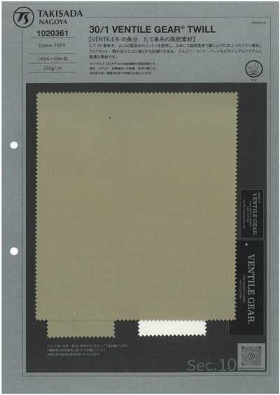1020361 30/1 VENTILE GEAR TWILL