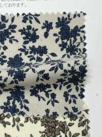 19186 Shirt Corduroy Single Color Floral Print[Textile / Fabric] SUNWELL Sub Photo