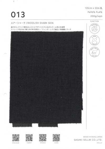 013 Woolly Stretch Sharkskin