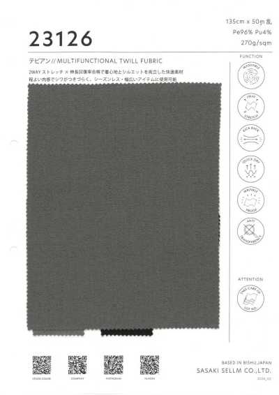 23126 Tebian 2-Way Stretch Twill