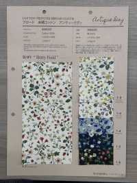850525 SEVENBERRY® Broadcloth Broad Cotton Antique Day Berry Field[Textile / Fabric] VANCET Sub Photo