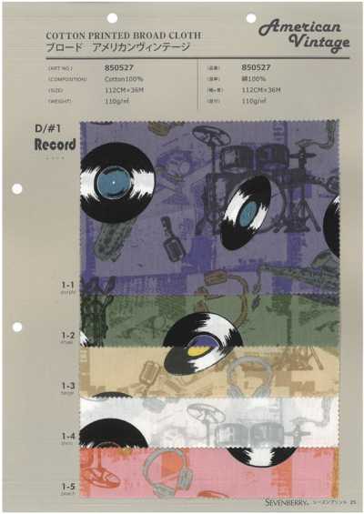 850527 SEVENBERRY® Broadcloth American Vintage