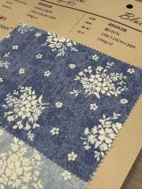 850528 SEVENBERRY® Loomstate Blue Garden Bouquet[Textile / Fabric] VANCET Sub Photo