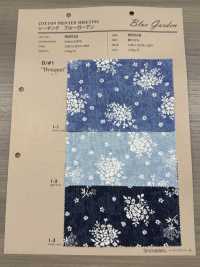 850528 SEVENBERRY® Loomstate Blue Garden Bouquet[Textile / Fabric] VANCET Sub Photo