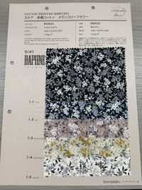 850532 Lawn Unbleached Cotton Melancholy Flower Daphne/Daphne[Textile / Fabric] VANCET Sub Photo
