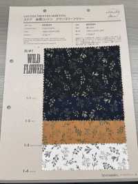 850534 SEVENBERRY® Lawn Unbleached Cotton Melancholy Flower Wild Flower[Textile / Fabric] VANCET Sub Photo