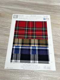 KYC401-W-D1 T/Ry Yarn Dyed Check Fuzzy[Textile / Fabric] Uni Textile(Komon Studio) Sub Photo