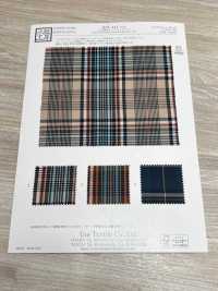 KYC411-D3 T/C Yarn-dyed Check Gold Care[Textile / Fabric] Uni Textile(Komon Studio) Sub Photo