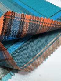 KYC411-D7 T/C Yarn Dyed Check Gold Care[Textile / Fabric] Uni Textile(Komon Studio) Sub Photo