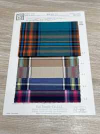 KYC411-D7 T/C Yarn Dyed Check Gold Care[Textile / Fabric] Uni Textile(Komon Studio) Sub Photo