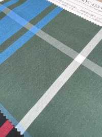 KYC413-W-D1 T/C Yarn Dyed Typewritter Cloth Check[Textile / Fabric] Uni Textile(Komon Studio) Sub Photo