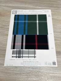KYC413-W-D1 T/C Yarn Dyed Typewritter Cloth Check[Textile / Fabric] Uni Textile(Komon Studio) Sub Photo