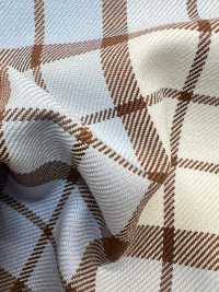 KYC452-D2 T/C Yarn Dyed Check Gold Care[Textile / Fabric] Uni Textile(Komon Studio) Sub Photo