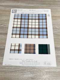 KYC452-D2 T/C Yarn Dyed Check Gold Care[Textile / Fabric] Uni Textile(Komon Studio) Sub Photo