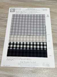 KYC636-W-D1 Yarn Dyed 60 Typewritter Cloth Omi Bleached Wide Wide Width[Textile / Fabric] Uni Textile(Komon Studio) Sub Photo