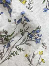 8026-680-4 80 Lawn Miracle Wave Stripe Flower[Textile / Fabric] HOKKOH Sub Photo