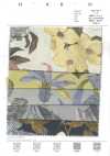 1026-705-1 Linen Loomstate With Etched Flowers
