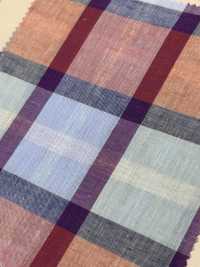 A-8174 Linen Check[Textile / Fabric] ARINOBE Sub Photo