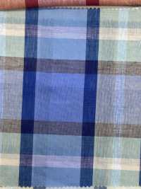 A-8174 Linen Check[Textile / Fabric] ARINOBE Sub Photo