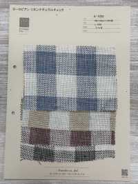 A-7059 European Linen Natural Check[Textile / Fabric] ARINOBE Sub Photo