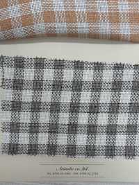 A-7060 European Linen Natural Check[Textile / Fabric] ARINOBE Sub Photo