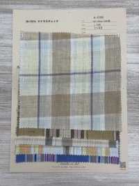 A-5108 100% Linen, Madras Check[Textile / Fabric] ARINOBE Sub Photo