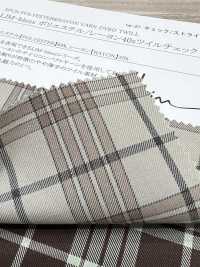 46218 LIM-bless Polyester/Rayon 40 Thread Yarn Twill Check[Textile / Fabric] SUNWELL Sub Photo