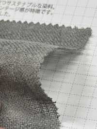OS2833 Linen Gauze Dyed With Persimmon And Charcoal[Textile / Fabric] SHIBAYA Sub Photo