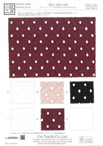 KCL518-D431 60 Lawn Lace