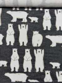 KTS7108 Twill Banzai Polar Bear Print[Textile / Fabric] Sub Photo