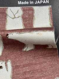 KTS7108 Twill Banzai Polar Bear Print[Textile / Fabric] Sub Photo