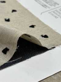 ON43697ID Linen Linen Denim-like Embroidery 4 Inch (Indigo Style)[Textile / Fabric] Oharayaseni Sub Photo