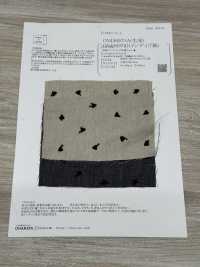 ON43697ID Linen Linen Denim-like Embroidery 4 Inch (Indigo Style)[Textile / Fabric] Oharayaseni Sub Photo