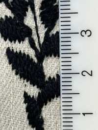 ON43699ID Linen Linen Denim-like Embroidery 4inch Harvest (Indigo Style)[Textile / Fabric] Oharayaseni Sub Photo
