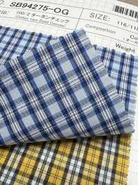 SB94275-OG 100/2 Tartan Check[Textile / Fabric] SHIBAYA Sub Photo