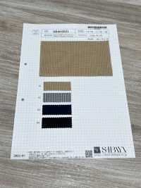 SB4H2031 Organic C/ECOPET Mini Check Washer[Textile / Fabric] SHIBAYA Sub Photo